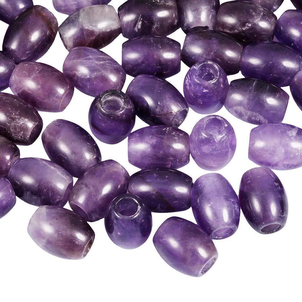4133 Stone Bead for Jewelry Making, Healing Crystal Large Hole Oval Shape